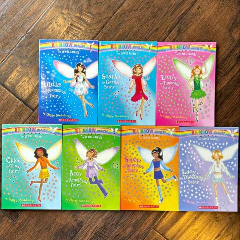 Rainbow Magic - The Jewel Fairies complete 7 book set