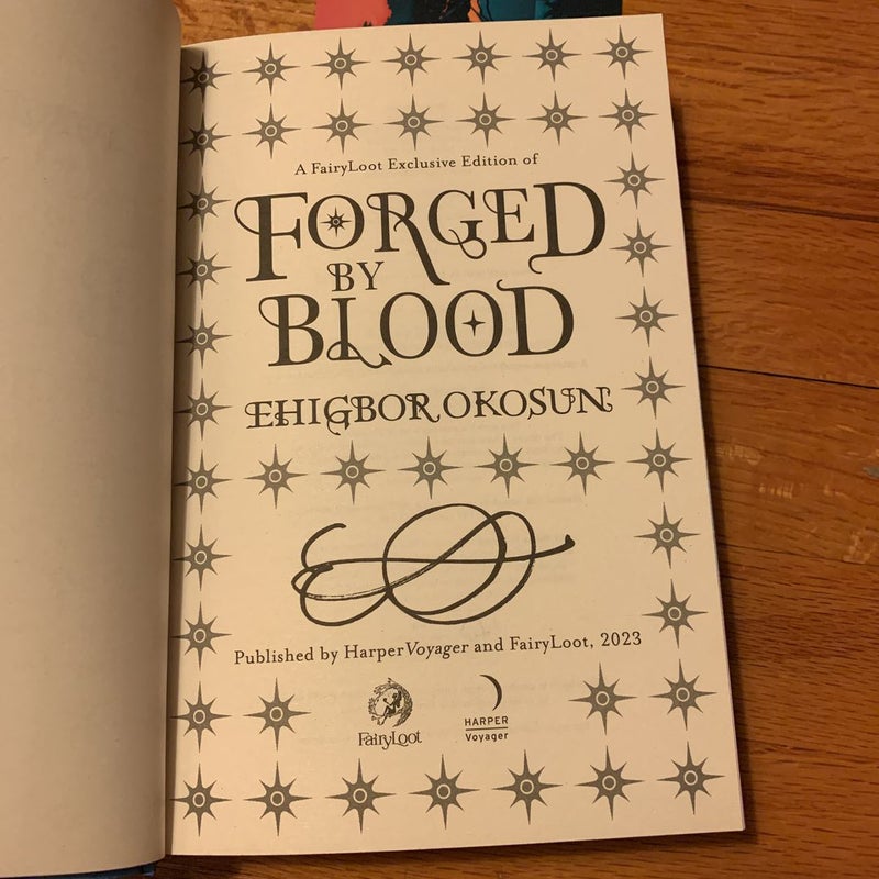 Forged by Blood fairyloot edition 