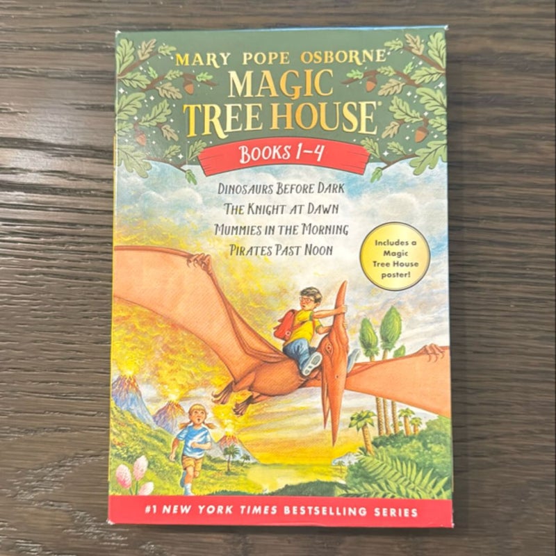 Magic Tree House Books 1-4 Boxed Set