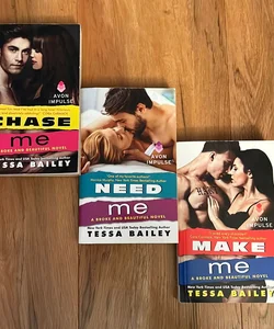 Chase Me + Need Me + Make Me OOP covers — signed and personalized to Kim