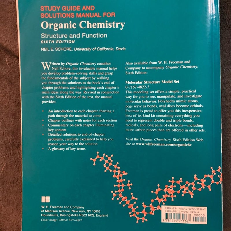 Organic Chemistry: Structure and Function