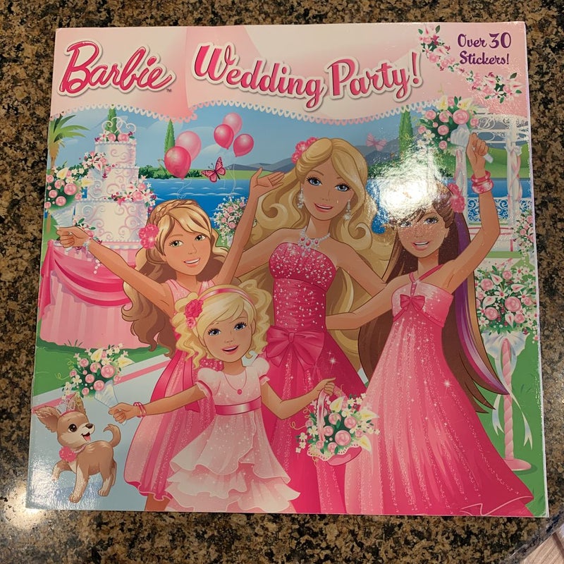 barbie wedding book