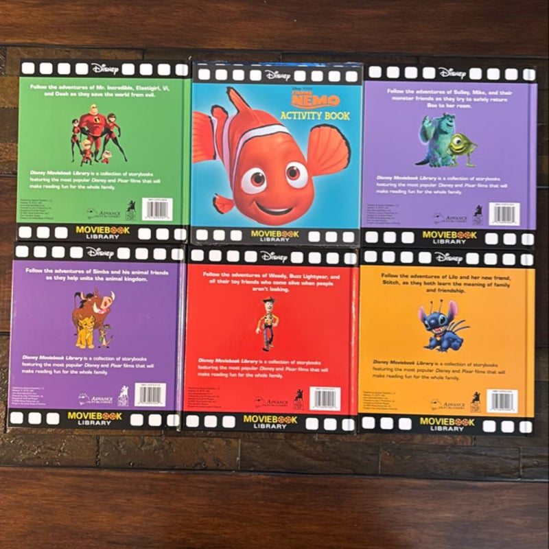 Disney MovieBook Library with Backpack 