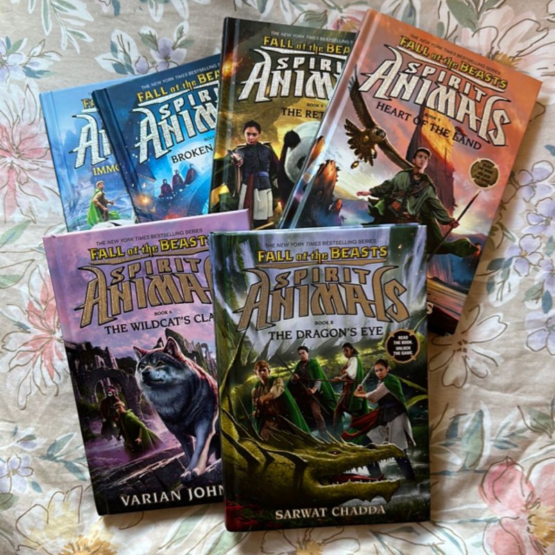 Spirit Animals: Fall of the Beasts 1-3, 5, 6, & 8 