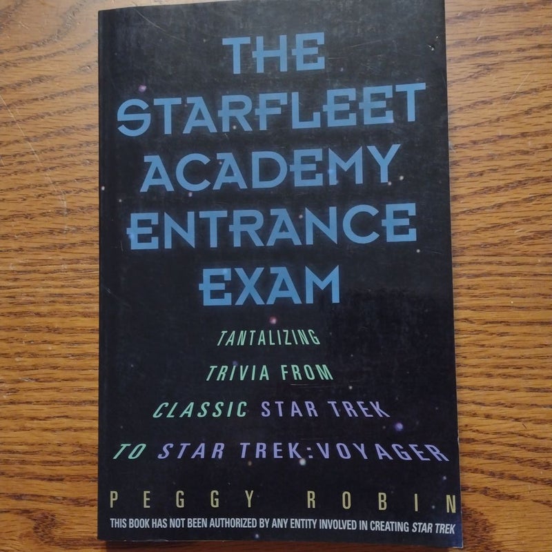 The Star Fleet Academy Entrance Exam