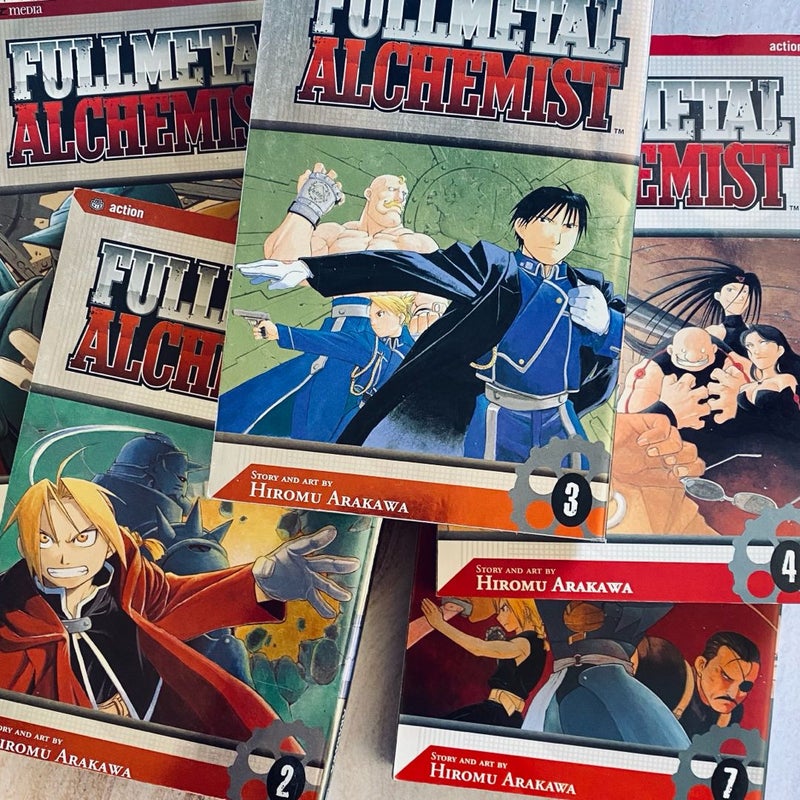 Fullmetal Alchemist, Vol. 1-4 & 7