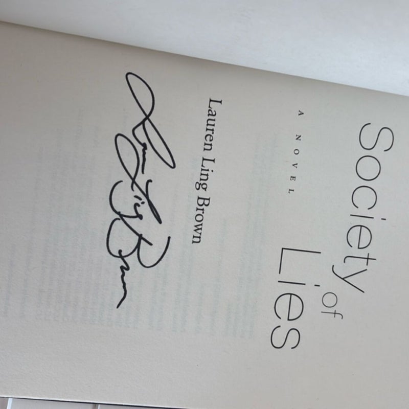 Society of Lies — Autographed
