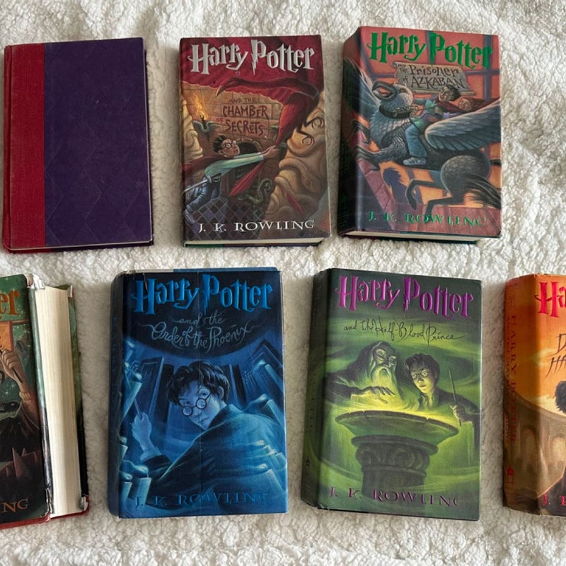 Harry Potter First American Edition books 1-7 