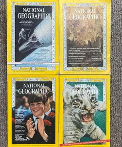 National Geographic Magazine - 1964/1969/1970