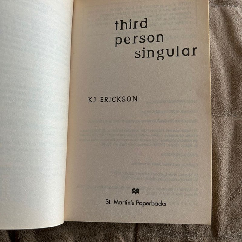 Third Person Singular