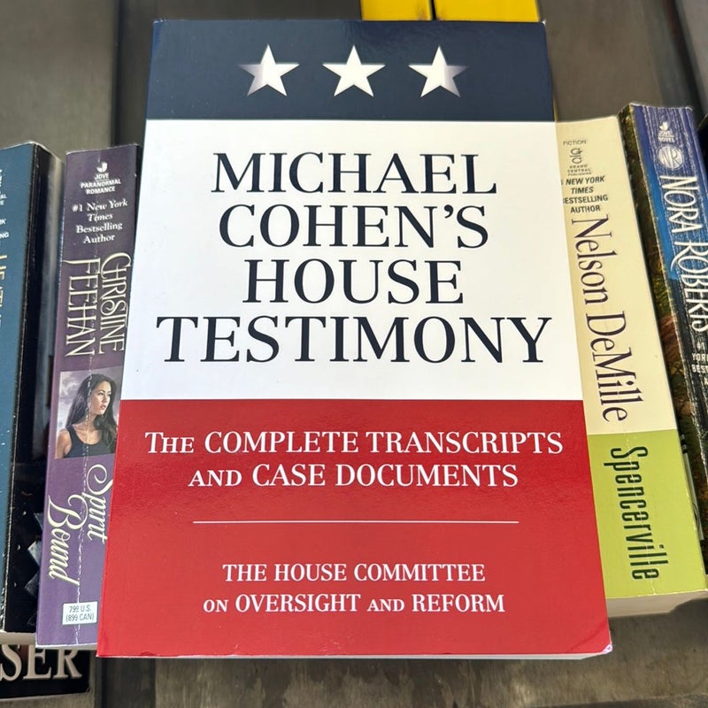 Michael Cohen's House Testimony