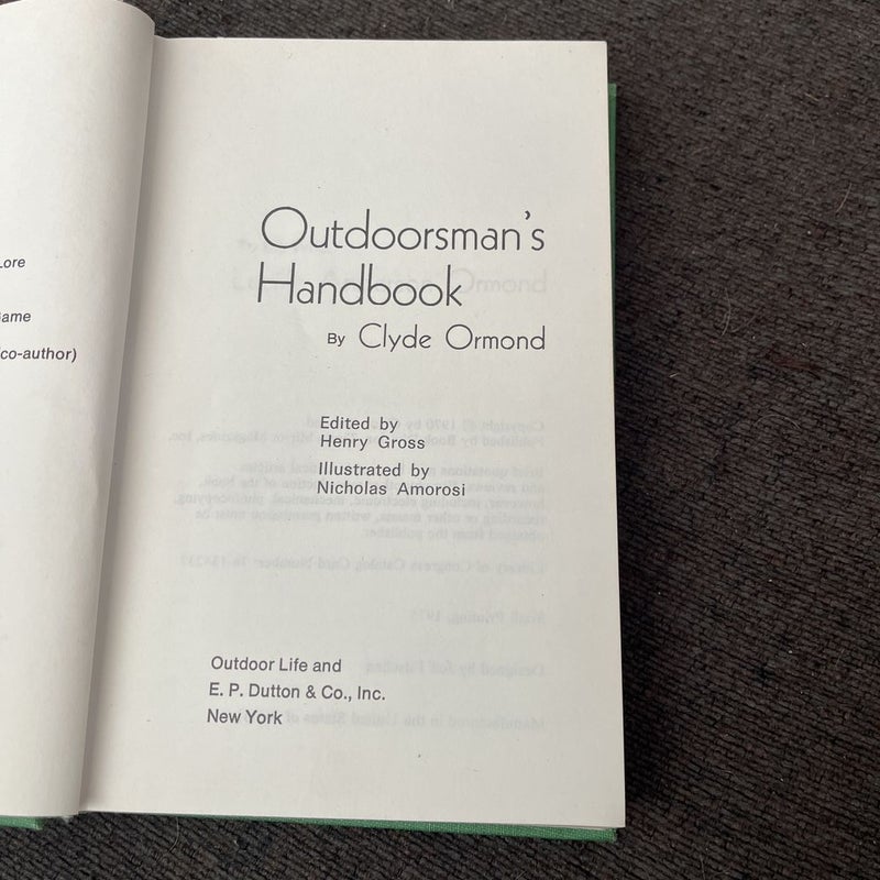 Outdoorsman’s Handbook 