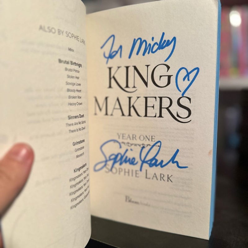 Kingmakers (signed & personalized)