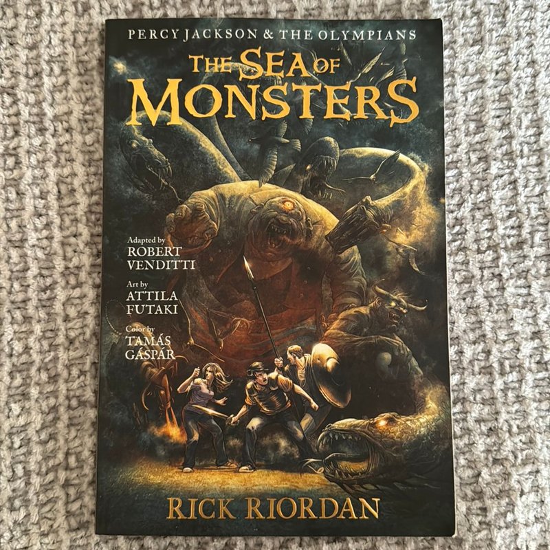 Percy Jackson and the Olympians Sea of Monsters, the: the Graphic Novel ...