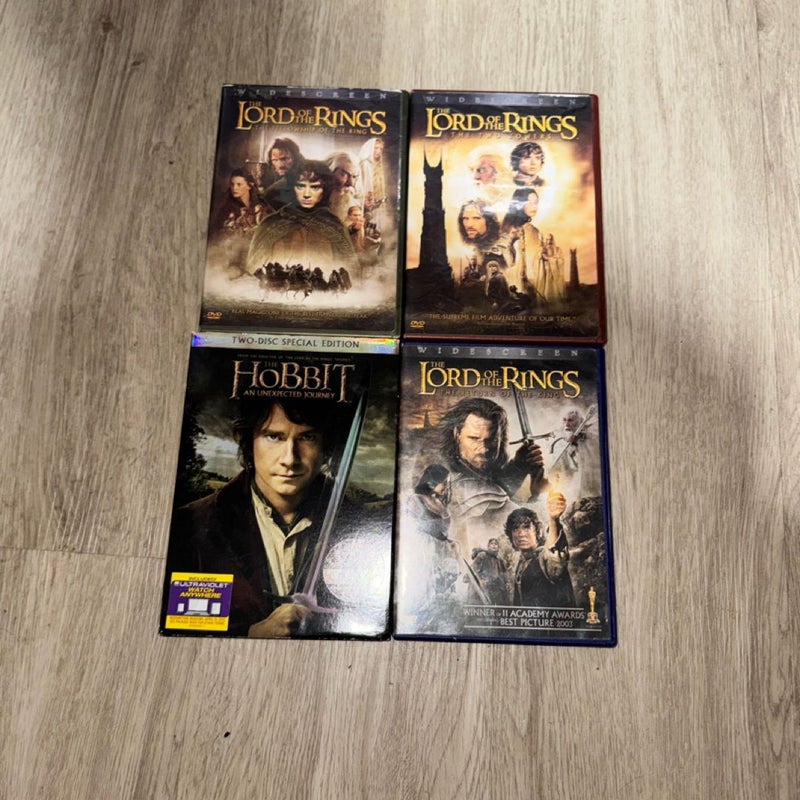 The Lord of the Rings Book, Movies, & figures 