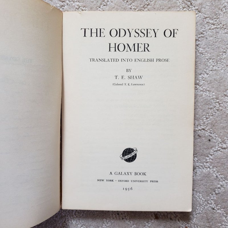 The Odyssey of Homer (2nd Galaxy Printing, 1959)