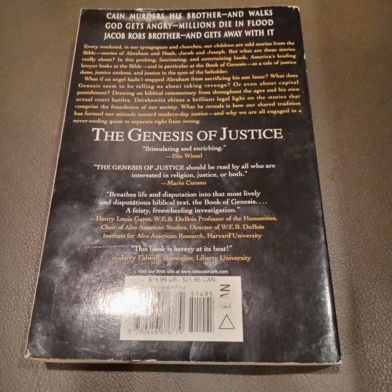 The Genesis of Justice (First Trade Printing February 2001)