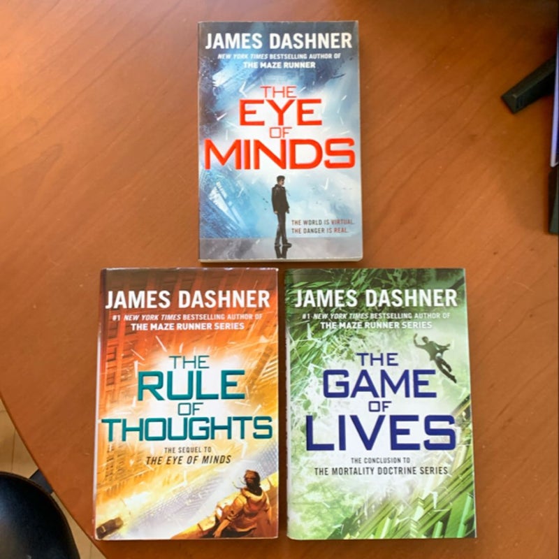 The Mortality Doctrine Trilogy Books 1-3: The Eye of Minds, The Rule of Thoughts, The Game of Lives