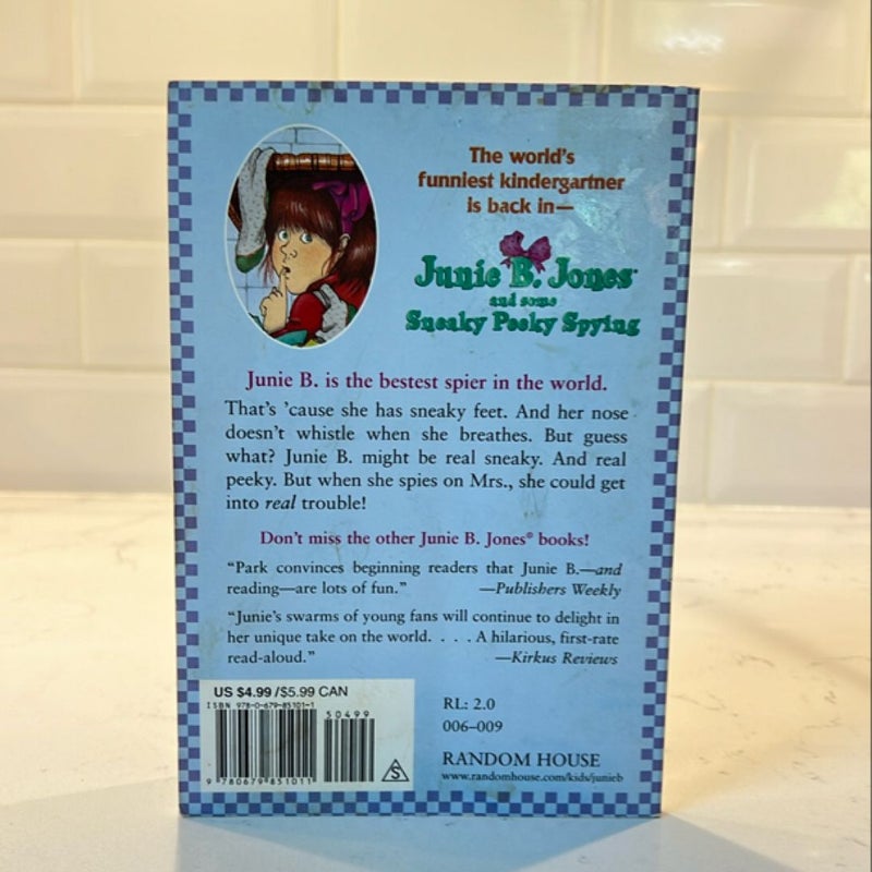 Junie B. Jones #4: Junie B. Jones and Some Sneaky Peeky Spying