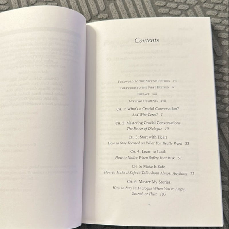 Crucial Conversations Tools for Talking When Stakes Are High, Second Edition