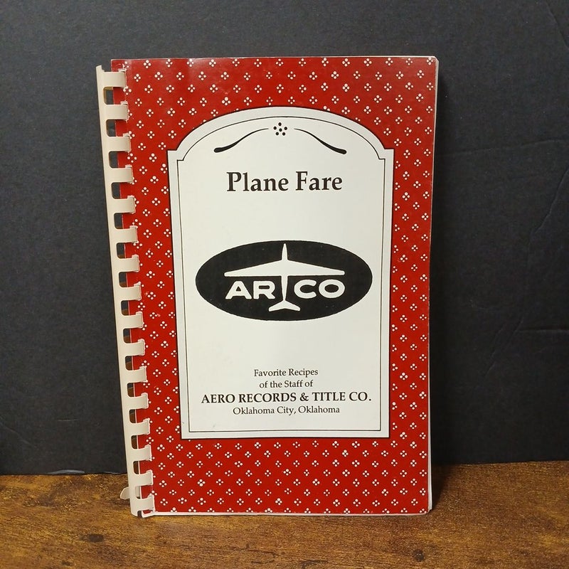 Plane Fare Cookbook