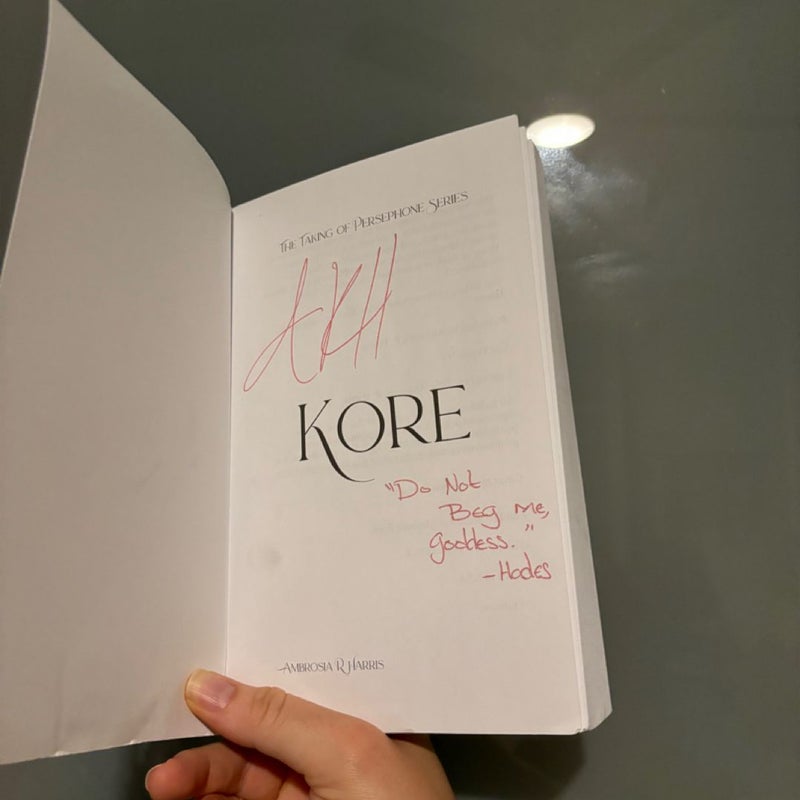 Kore - OOP Hand Signed!