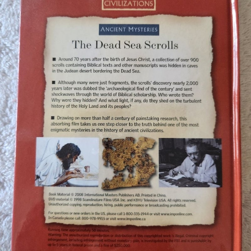 THE DEAD SEA SCROLLS DVD NEW