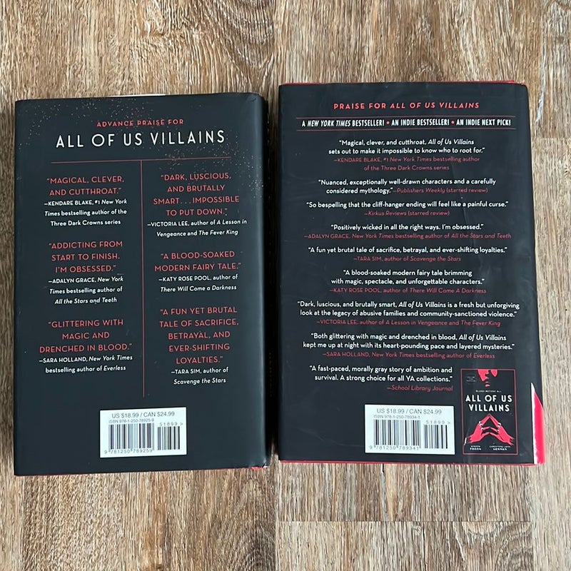 All of Us Villains & All of Our Demise Duology