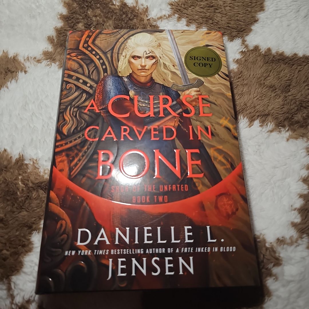 SIGNED Curse Carved in Bone 