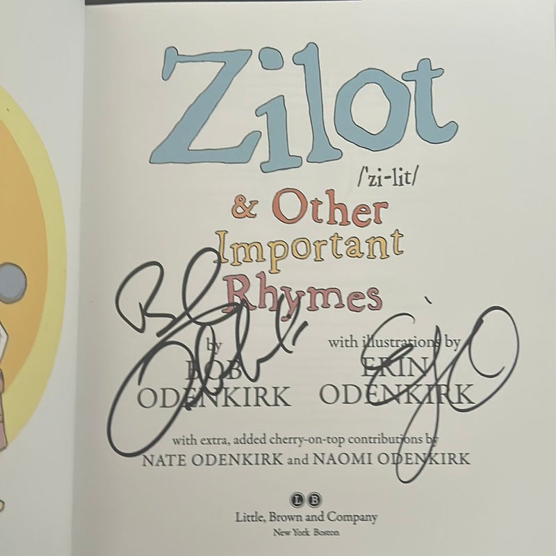 Zilot and Other Important Rhymes