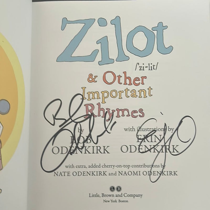 Zilot and Other Important Rhymes (signed)