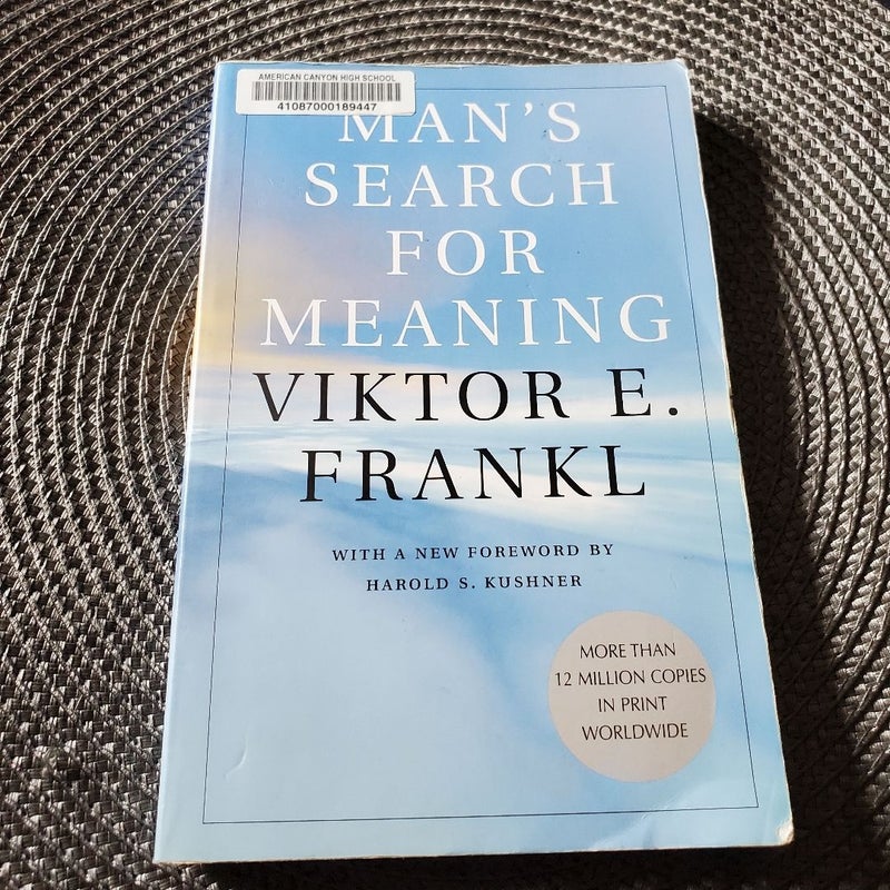 Man's Search for Meaning