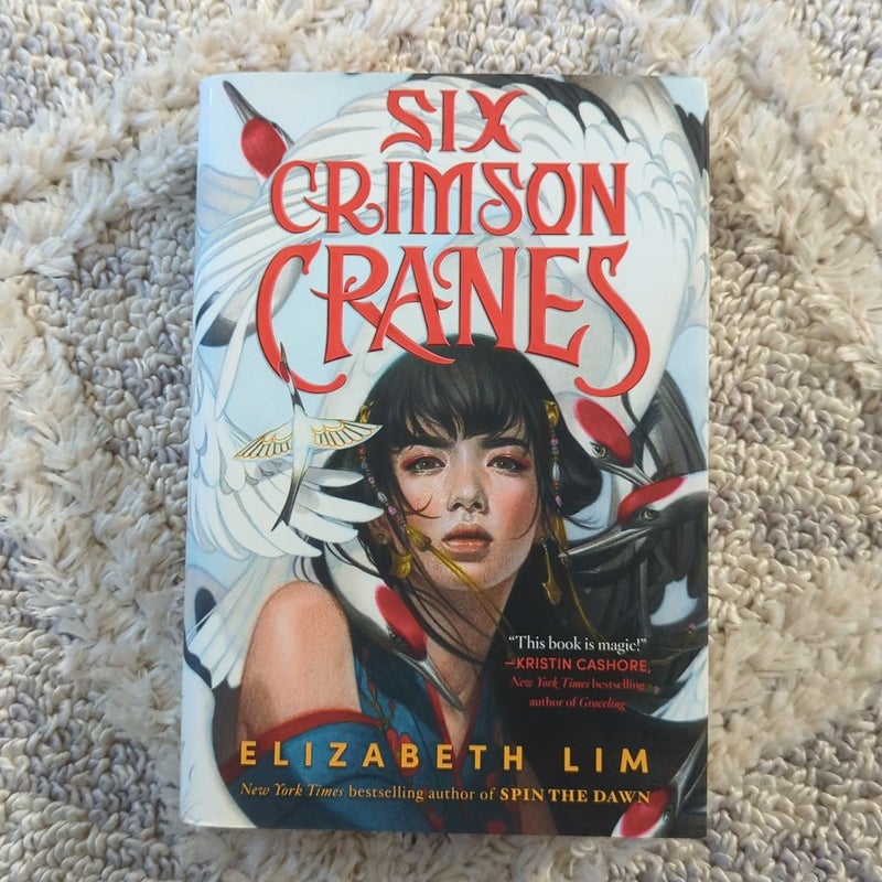 Six Crimson Cranes