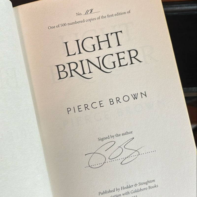 Light Bringer SIGNED SPECIAL EDITION Goldsboro