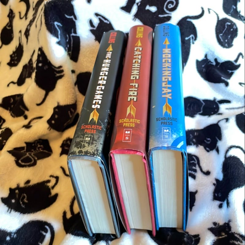 The Hunger Games/Catching Fire/Mockingjay (First Editions)