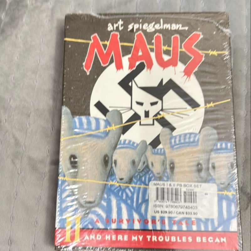 Maus I and II Paperback Box Set