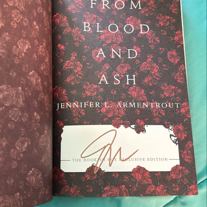 Bookish Box Blood and Ash Special Edition Book Set