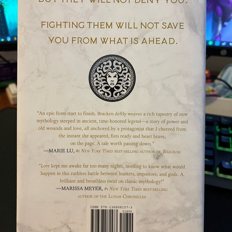  Lore SIGNED FIRST EDITION