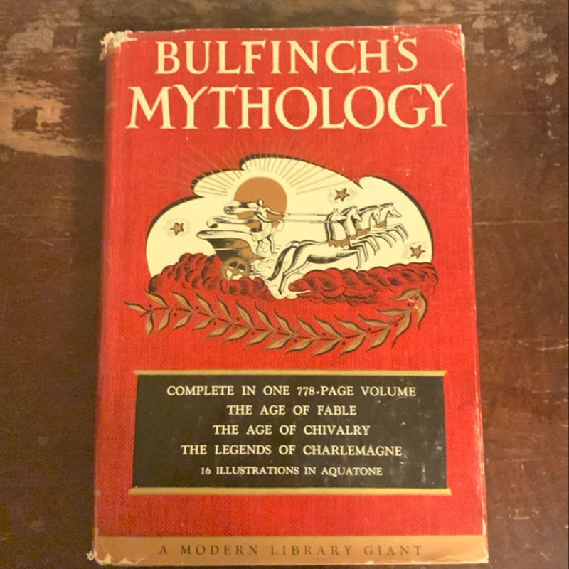 BULFINCH’S MYTHOLOGY- Modern Library Giant HC!