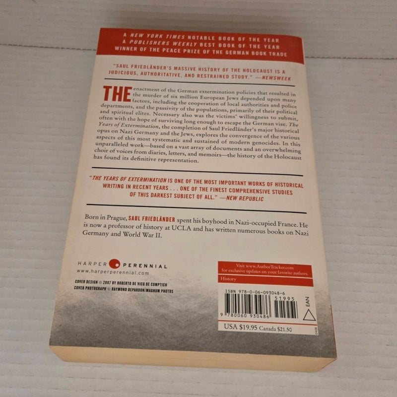 The Years of Extermination by Saul Friedlander