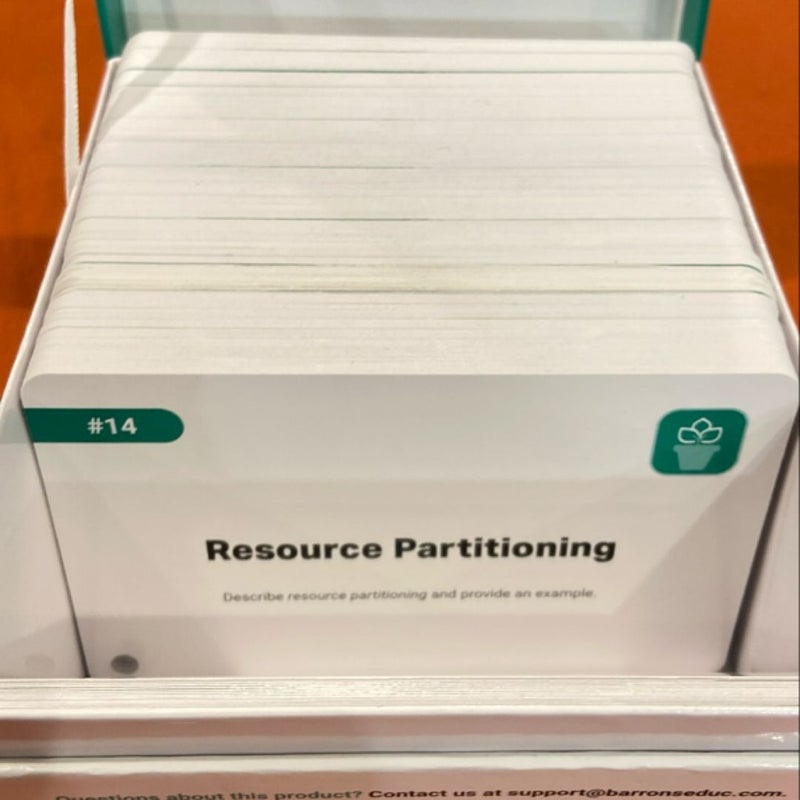 AP Environmental Science Flashcards, Fourth Edition: up-To-Date Review + Sorting Ring for Custom Study