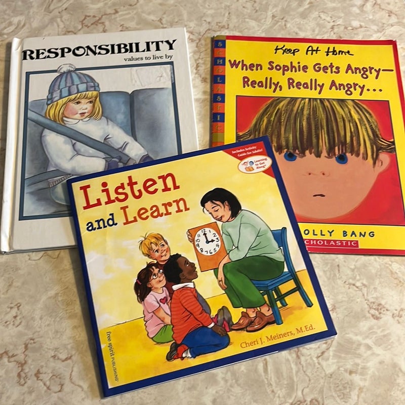 Character Development Bundle of 3 Picture Books