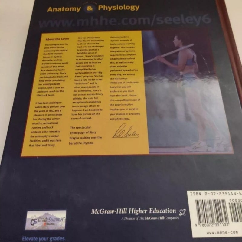 Seeley Stephens Tate Anatomy & Physiology Hard Cover Book