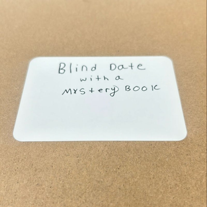 Blind date with a mystery book 