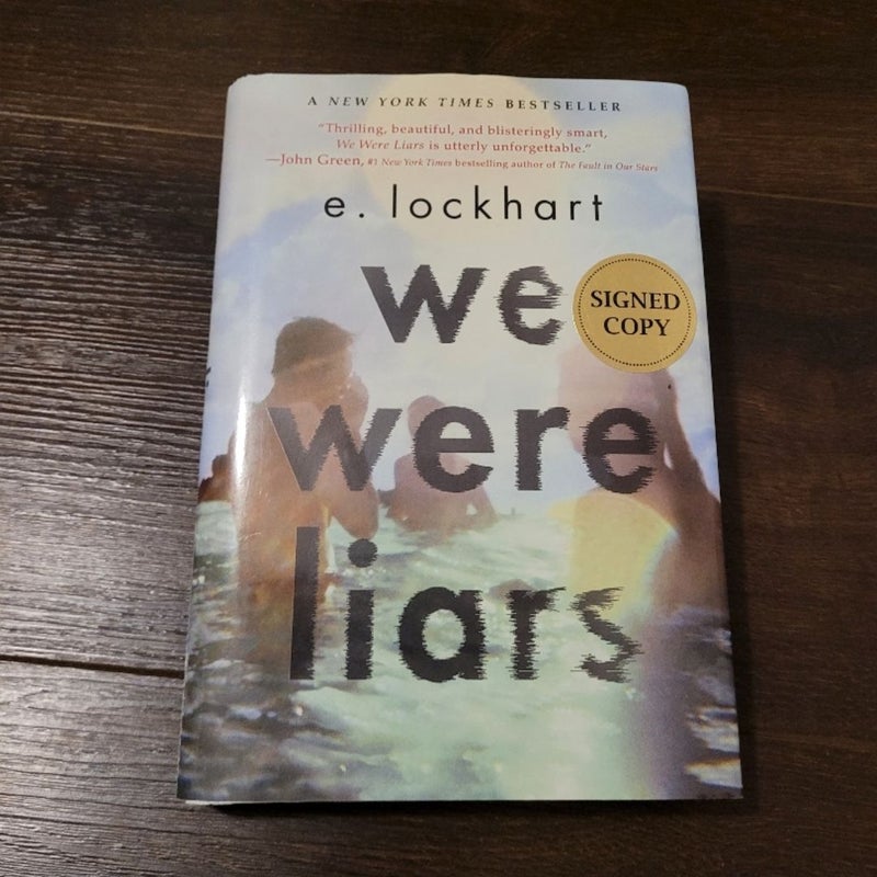 SIGNED We Were Liars