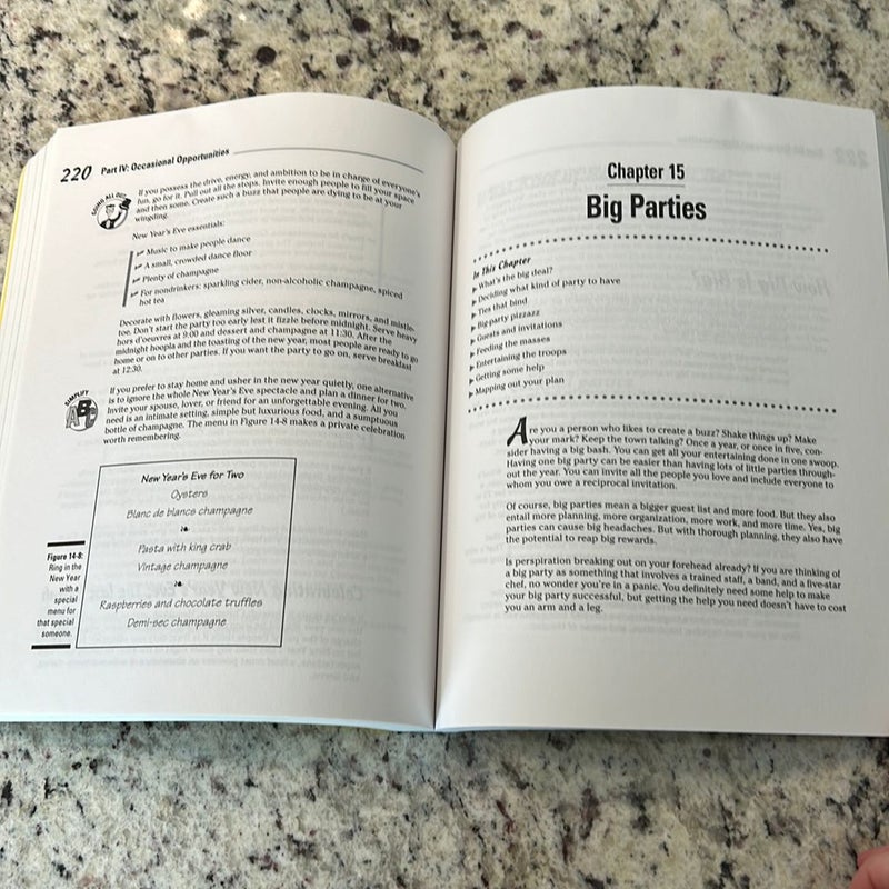 Gourmet Cooking for Dummies + Entertaining For Dummies