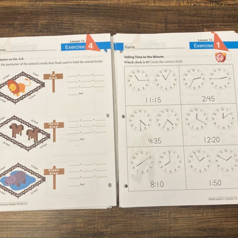 MasterBooks Practice Makes Perfect Level 2 Math