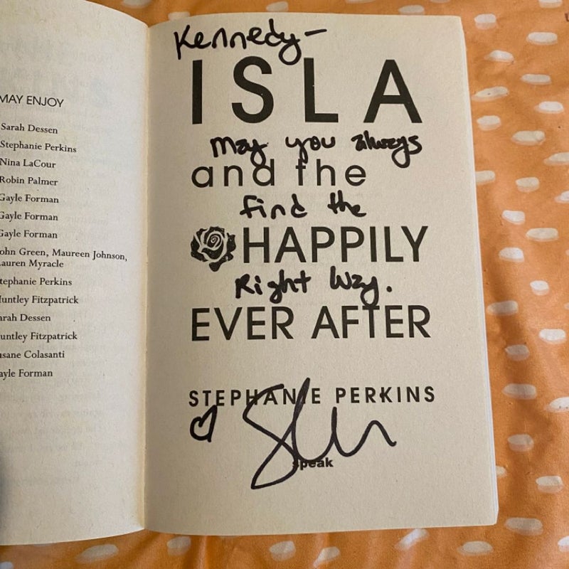 Isla and the Happily Ever After (SIGNED)