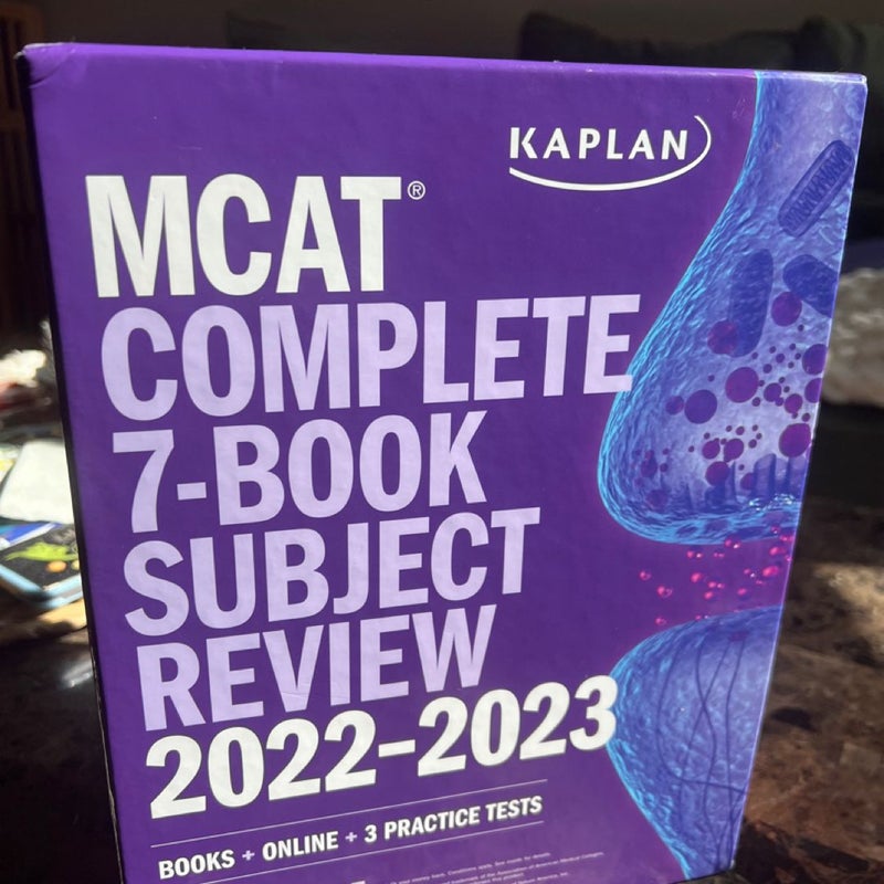 MCAT Complete Kaplan 7-Book Subject Review 2022-2023