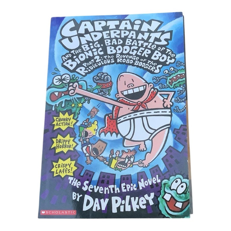 2 The Adventures of Captain Underpants Series Books